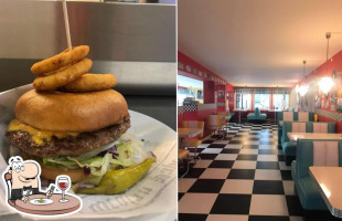 Charlie's American 50's Diner (pizza Burger) food