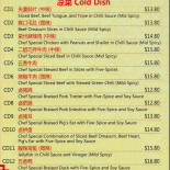 Mama's Oriental Cardápio