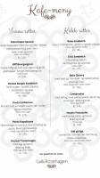 Rosehagen Kafe menu