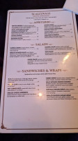 Scallywag's menu