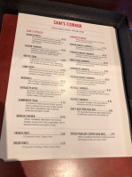 Sam's Hof Brau menu