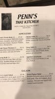 Penn's Thai Kitchen menu