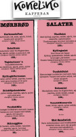Kokeliko Kaffebar menu
