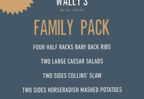 Wally's American Gastropub Gainey Ranch menu