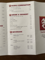 Sushi Kinoya menu