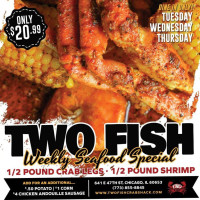 Two Fish Crab Shack food