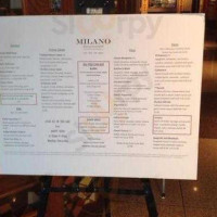 Milano Italian Dining menu