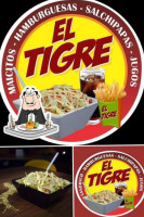 Salchipapas El Tigre Buga inside