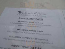 Ristorante Il Porcino - Fremont menu