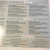 Black Walnut Cafe menu