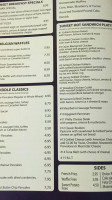 Indian Lake Bistro, American Latin Fusion menu