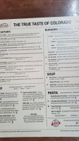 Colorado Mountain Brewery menu