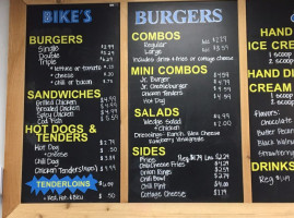 Bike's Burgers And Ice Cream outside