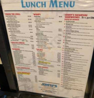 Johny's Luncheonette menu