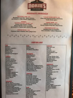 Norm's Of Yakima menu