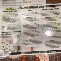 The Juice Standard S Las Vegas menu
