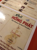Pho Hong Phat Vietnamese Pho Vancouver Wa menu