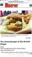 Sky Rocket Burger food