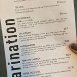Marination Cardápio
