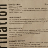 Marination Cardápio