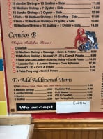 New Orleans Seafood And Wings menu