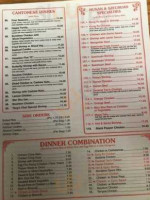 Tang's Wok menu