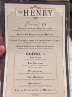 The Henry West Hollywood menu