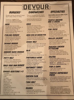 Devour The 303 menu