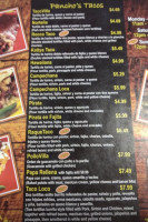 Cinco Villa menu