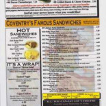 Coventry Diner Cardápio