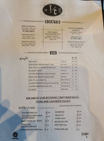The Charles menu