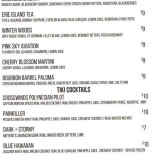 Crosswinds Restaurant Bar Cardápio