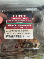Hope's Cheesecake food