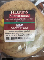 Hope's Cheesecake inside