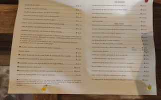 Il Balivo menu