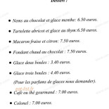 La Romanée Cardápio