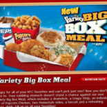 KFC Cardápio