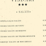 Visdari Cardápio