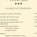 Visdari Cardápio