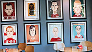 Cafe Football Old Trafford inside