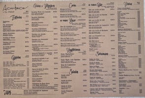 Acontece Restaurante menu