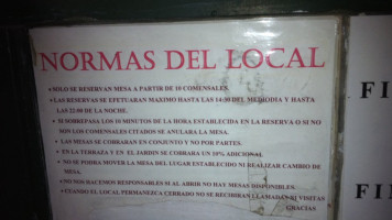 A Casa Do Che menu