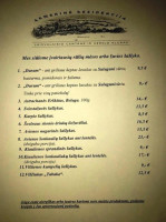 Akmeninė Rezidencija menu