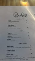 Beebe's At Boro menu