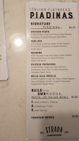 Strada menu