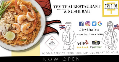 Try Thai Restaurant Sushi Bar food