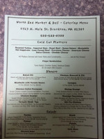 North End Market Deli menu