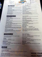 The Globe Pub menu