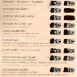 Vanilla Caffe Speisekarte