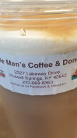 Little Man's Coffee And Donut food